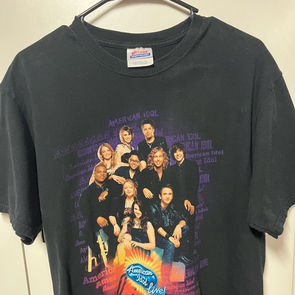American Idol live tour 2010 T-shirt black. Medium. - Picture 2 of 4